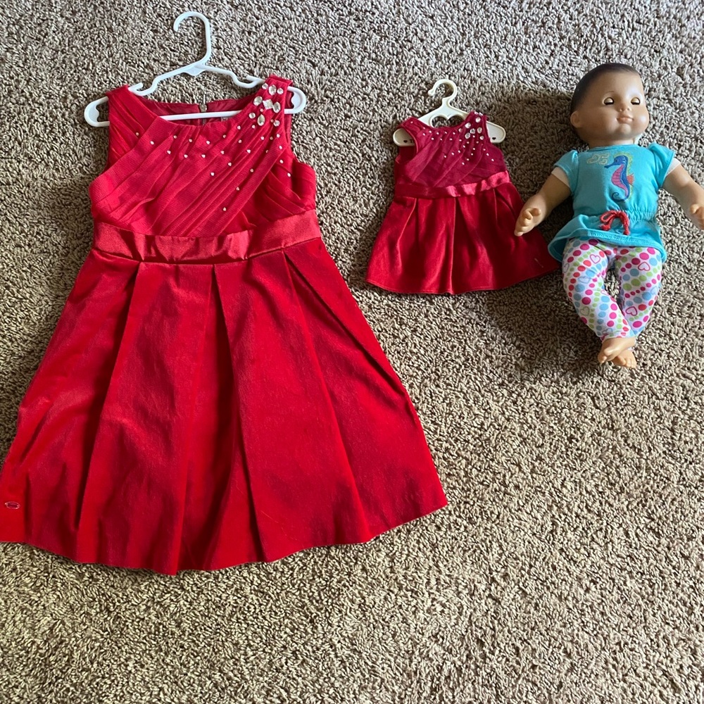 Matching American Girl Christmas Dress